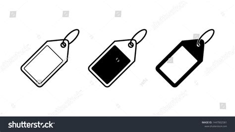 Blank Price Tag Labels Template Set Stock Vector (Royalty Free ...