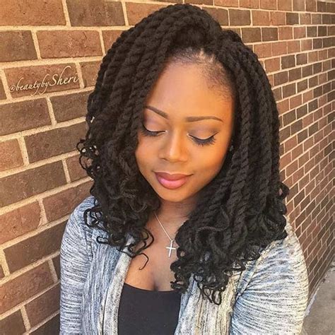 31 Stunning Crochet Twist Hairstyles - StayGlam | Kinky twists hairstyles, Twist hairstyles ...