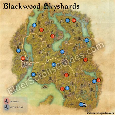 Blackwood Skyshards Map | Elder Scrolls Online Guides