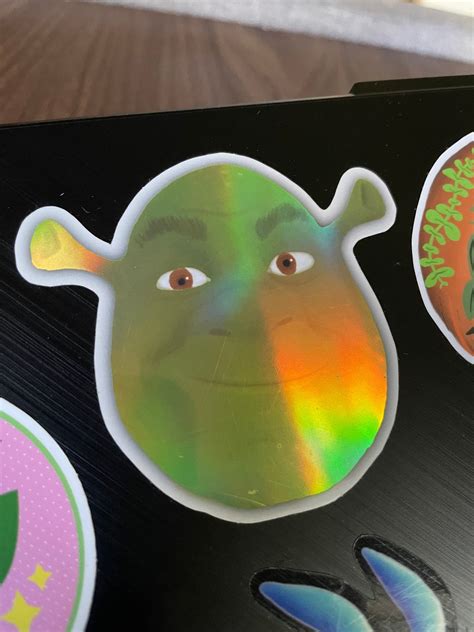 Shrek Sticker holographic - Etsy