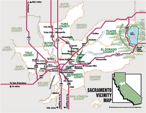 Sacramento County Map Boundaries