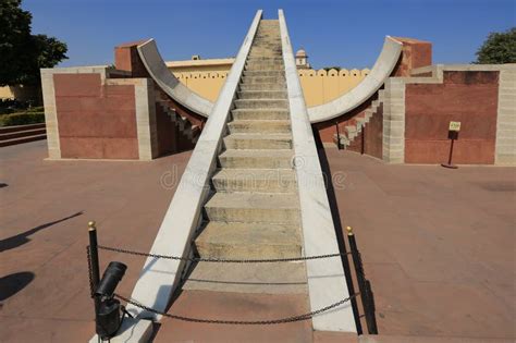 Astronomical Instruments at Jantar Mantar Observatory, Jaipur Stock ...