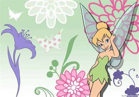 Peter Pan and Tinker Bell Wallpaper | Disneyclips.com