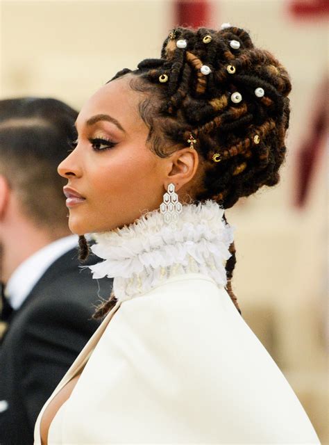 15 Regal Ways To Rock Your Locs This Wedding Season | Dreadlock wedding hairstyles, Hair styles ...