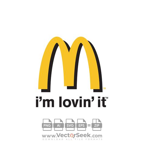 McDonald’s I'm lovin' it Black Logo Vector - (.Ai .PNG .SVG .EPS Free Download)