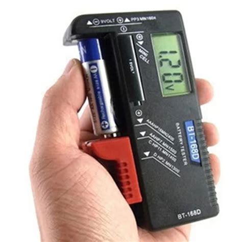 Universal digital Battery Tester checkerbattery capacity meter measure for 9V 1.5V and AA AAA ...