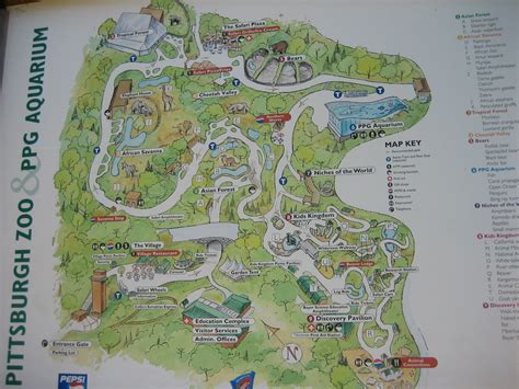 Map Of Pittsburgh Zoo - Atlanta Georgia Map