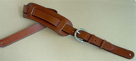 Original Plain Model Leather Guitar Strap « El Dorado Leather Guitar ...