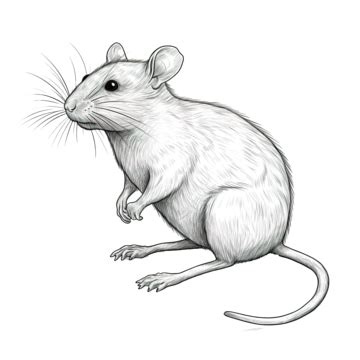 Rat Drawing Isolated, Rat, Mammals, Tail PNG Transparent Image and ...