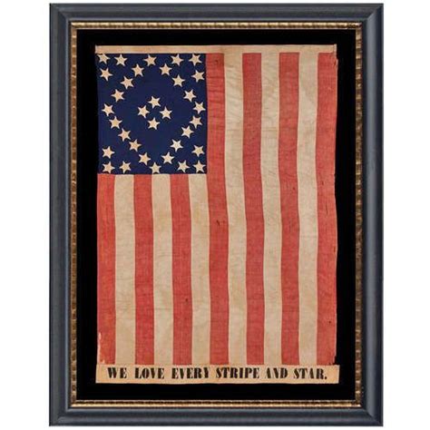 44th Indiana Infantry Civil War Regimental Battle Flag. | Civil war flags