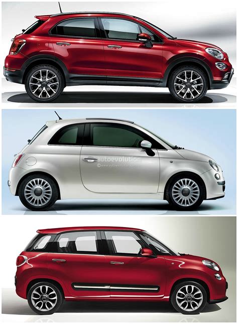 Fiat 500X vs 500L vs 500: Italian Family Comparison - autoevolution