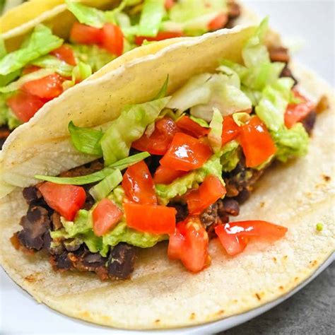 Black Bean Tacos - Eat Something Vegan