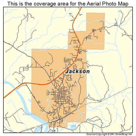 Aerial Photography Map of Jackson, AL Alabama