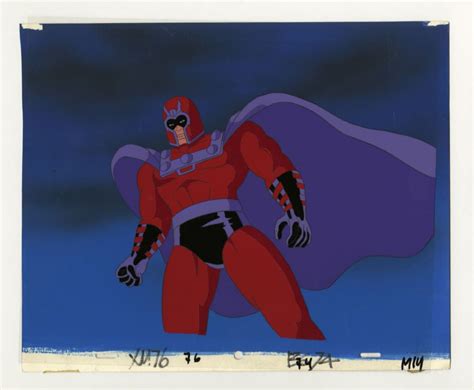 X-Men Magneto Key Production Cel and Background - ID: may22171 | Van ...