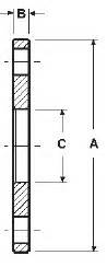 38SL Slip On Tube Flange | Stainless Steel Plate Flanges | Sanitary Fittings