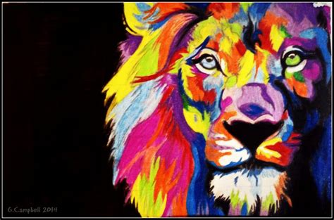 Rainbow Lion by gilly15 on DeviantArt