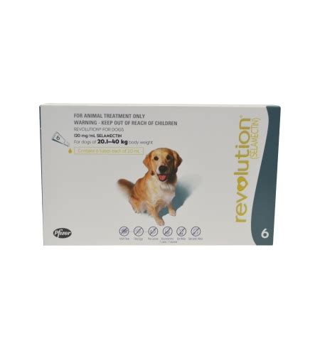 Revolution Flea Treatment for Dogs 20-40g 6 pack - Revolution Flea ...