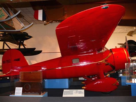 Lockheed Vega 5b, flown by Amelia Earhart in her 1932 transatlantic solo flight. - a photo on ...