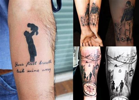 150+ Cool Father Son Tattoos Ideas (2020) Symbols, Quotes & Baby Designs for Dads in 2020 (With ...