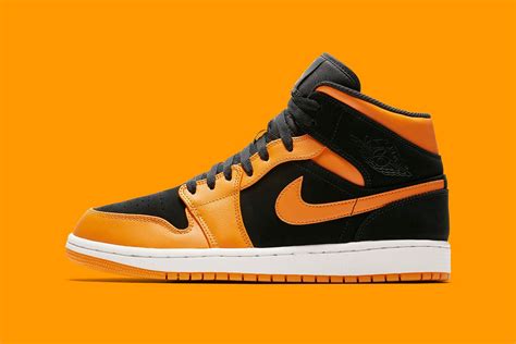 The Air Jordan 1 Mid Receives A "Shattered Backboard" Like “Orange Peel” Colorway | Air jordan 1 ...