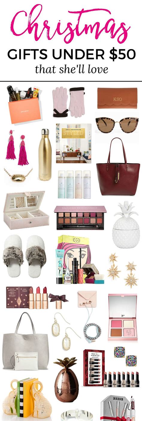 The Best Christmas Gift Ideas for Women Under $50 via @ashleynicholas | Best christmas gifts ...