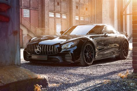 Black Mercedes-Benz coupe, Mercedes-AMG GT R, Edo Competition, 2018 HD wallpaper | Wallpaper Flare