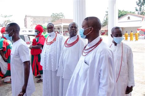 Oba of Benin Gets Documents on Repatriated Artefacts. Editorial Image ...