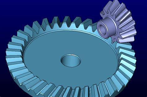 Helical Bevel Gear Pair - STEP / IGES - 3D CAD model - GrabCAD