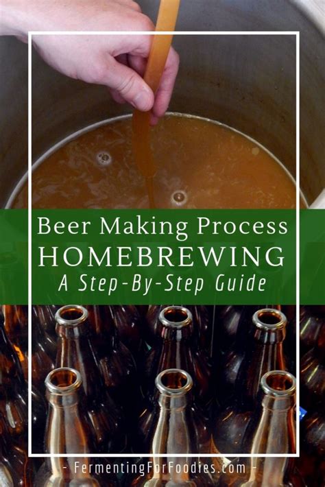 The Beer Making Process: A Step By Step Guide - Fermenting for Foodies