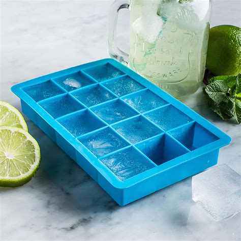 KSP Colour Splash Silicone Ice Cube Tray (Blue) | Kitchen Stuff Plus