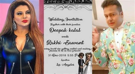 Rakhi Sawant Entering Wedlock with Deepak Kalal in Los Angeles ...