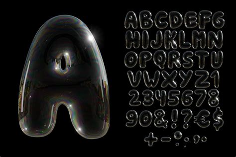 Soap Bubbles Font :: Behance