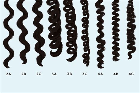 Curls! | Types of curls, Curly hair types, Hair type chart