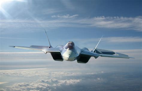 sukhoi, T 50, Fighter, Jet, Military, Airplane, Plane, Stealth, Pak, F ...