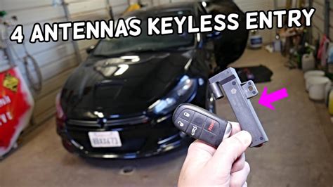 DODGE DART KEYLESS ENTRY ANTENNA LOCATION REPLACEMENT - YouTube