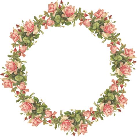 Round Flower Frame Transparent | PNG All