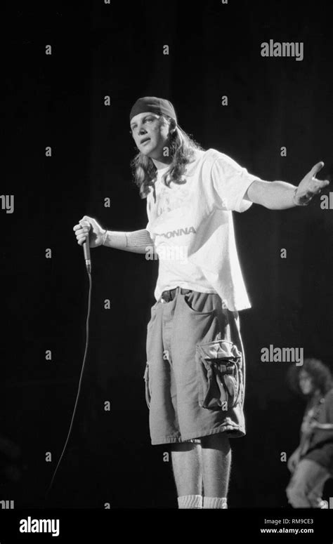 Candlebox vocalist Kevin Martin is shown on stage during a "live" concert performance Stock ...