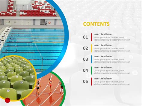 Free Template Design - The Olympic Games