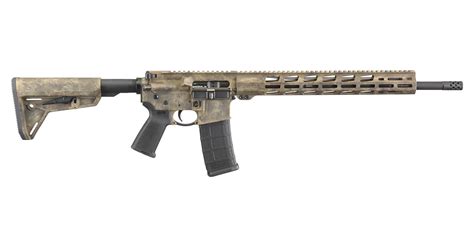 Ruger AR-556 MPR 5.56mm Semi-Auto Rifle with Frazzled Brown Cerakote ...