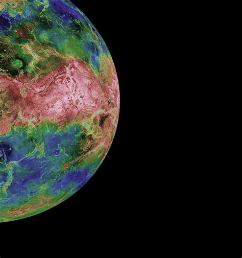 Mapped Surface of Venus