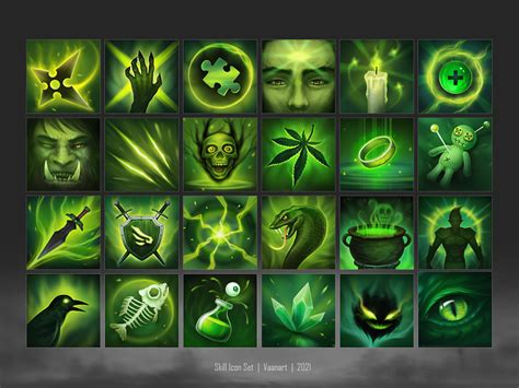 Skill Icon Set | Game Art by Vaanart | Artist on Dribbble