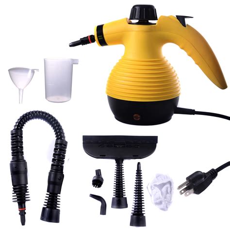 Free Shipping! Jaxpety Handheld Steam Cleaner, 1050W Multi-Purpose Steam Cleaner with 9-Piece ...