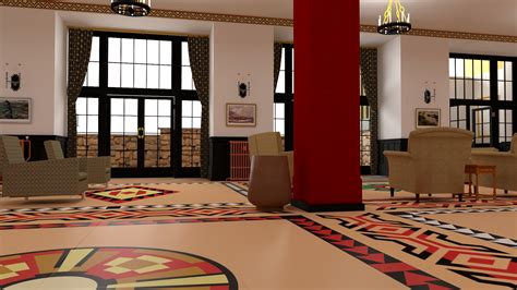 Lobby - The Shining sets – a digital reconstuction