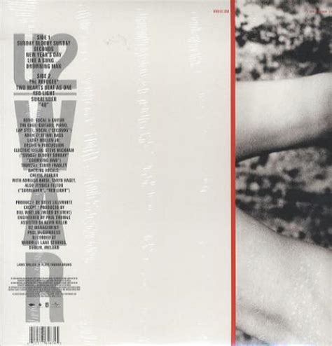 U2 War - 180gm UK vinyl LP album (LP record) (438249)