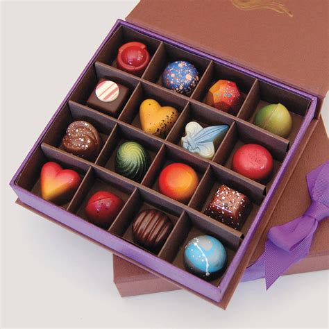 16 Piece Box of Chocolates by Infusion Chocolates (Artisanal Chocolate ...