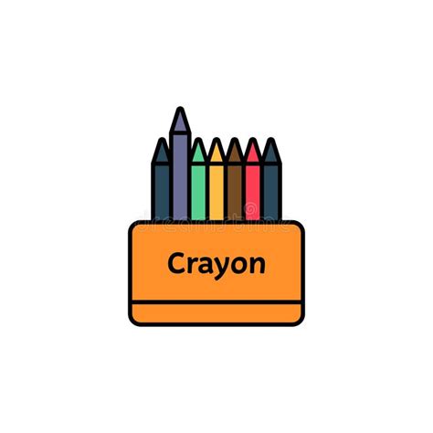 Crayons Icon And Logo Design Stock Vector - Illustration of club ...