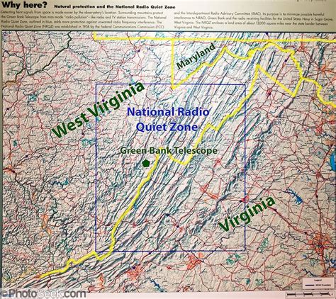 National Radio Quiet Zone in Green Bank, WV. No cell phones, no Wi-Fi ...