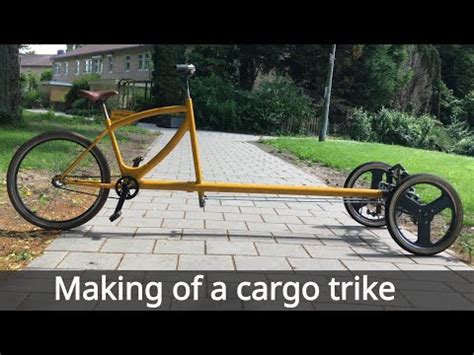 Making of a cargo trike series - v1.0 - first working version - YouTube