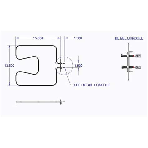 Range Kleen GE Oven Heating Element 7507 - The Home Depot