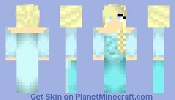 Queen Elsa (Frozen) Minecraft Skin